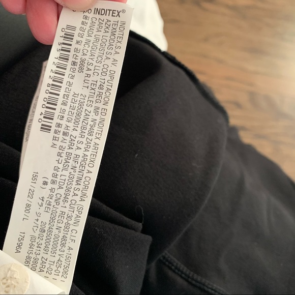 Zara dress nwot black little dress - Picture 3 of 8